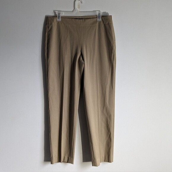 Talbot's Heritage Straight Leg Career Slacks Trouser Pants Tab Camel NWT - Picture 2 of 9
